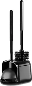 Toilet Plunger - Bathroom Toilet Brush and Plunger Set - Picture 1 of 7