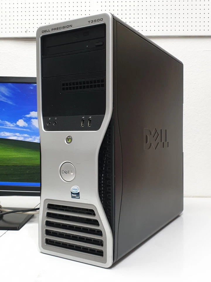 DELL PRECISION T3500 Windows XP Gaming PC 4x 2,67GHz 500GB NVS COM LPT Computer - Bild 1 von 4