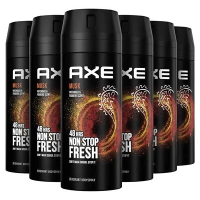 AXE Musk Desodorante Spray Corporal (150ml) (Pack de 6) Foto 1 de 2