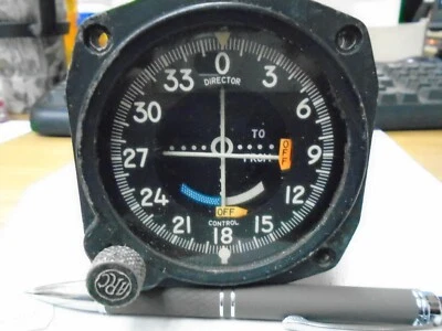 ARC P/N:  IN-14-1 #18028 COURSE INDICATOR AVIATION DIRECT CONTROL  - Image 1 of 3