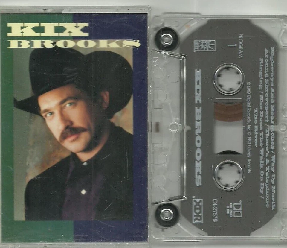 Kix Brooks by Kix Brooks (Cassette, 1993 Liberty) VG-EX - Image 1 of 3