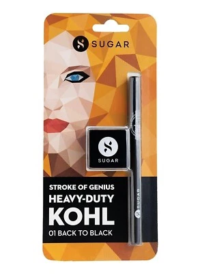 SUGAR Cosmetics - Stroke Of Genius Heavy-Duty Kohl - 01 Back To Black - 1.2 g - Image 1 of 4