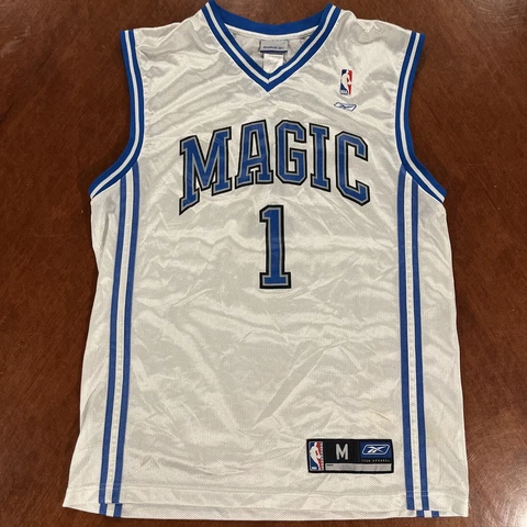 Reebok Men's Medium Tracy McGrady Orlando Magic Home Basketball Jersey Cover