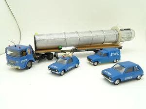 Solido 1/50 - Saviem SM300 Auflieger Strex Stex Außergewöhnlicher Transport Scheinwerfer - Bild 1 von 9