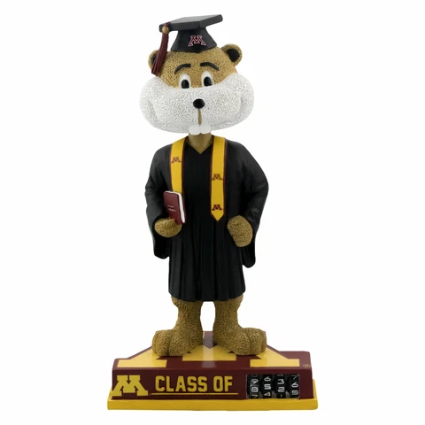 Goldy Gopher Minnesota Golden Gophers Graduation Special Edition Bobblehead NCAA Cover