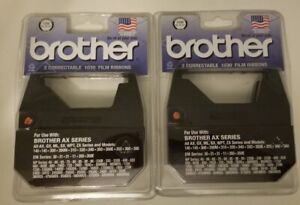 Lot of 2 Brother #1230 - correctable 1030 Film Ribbons AX Series NIP