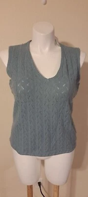 Chaleco de cachemir Bloomingdales para mujer talla 1X nuevo con etiquetas Foto 1 de 4