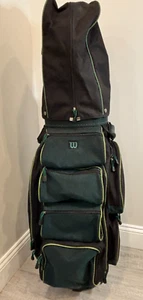 Wilson Cart Golf Bag With 6-way Dividers & Rain Cover Pre-Owned In Great Condtn - Picture 1 of 6