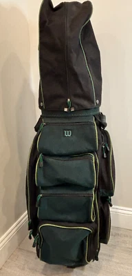 Bolsa de golf Wilson Cart con divisores de 6 vías y cubierta de lluvia usada en excelente estado Foto 1 de 4