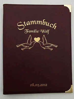 Stammbuch**Ringbuch*Familienbuch*personalisiert*Motiv - Bild 1 von 2
