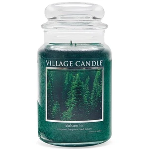 Village Candle Balsam Fir Large Apothecary Jar, Scented Candle, 21.25 oz., Green - Picture 1 of 7