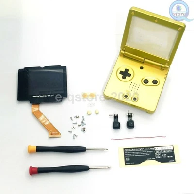 GBA SP IPS LCD Backlight Panel Mod Kit+Shell Drop in Easy For GameBoy Advance SP - Image 1 of 4