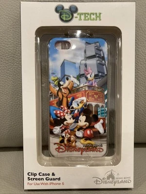 Auténtica Funda Original Disney Land D-Tech Clip y Protector de Pantalla para iPhone 5 Foto 1 de 3