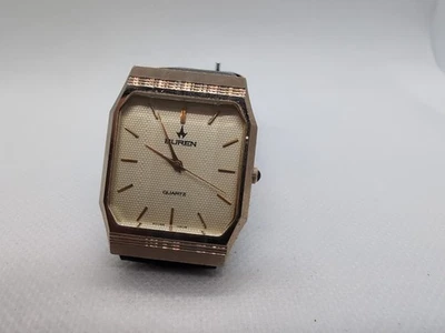 Buren BU-9002M S Quartz Vintage Men’s Watch New Battery Runs Great - Image 1 of 4