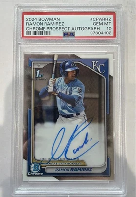 2024 Bowman - Chrome Prospect Autographs Ramon Ramirez #CPA-RRZ (AU, RC) - Image 1 of 2