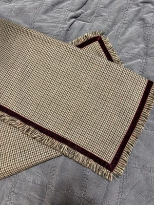 Juego de fundas de terciopelo de lana pata de gallo vintage Lauren Ralph Lauren Wallingford (2) Foto 1 de 4