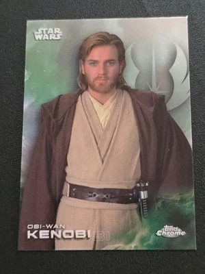 2025 Topps Chrome Star Wars #138 OBI-WAN KENOBI Rainbow Refractor  - Image 1 of 2