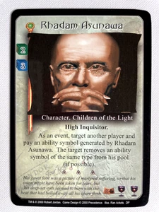 Rhadam Asunawa - Wheel of Time CCG - Dark Prophecies - Picture 1 of 1
