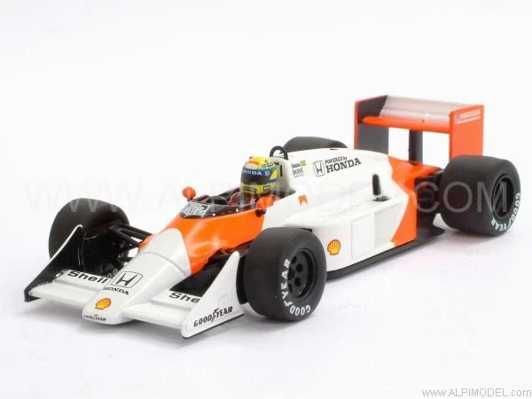 McLaren MP4/3 Honda Test Car 1987   Ayrton Senna 1:43 MINICHAMPS 540874399 - Immagine 1 di 1