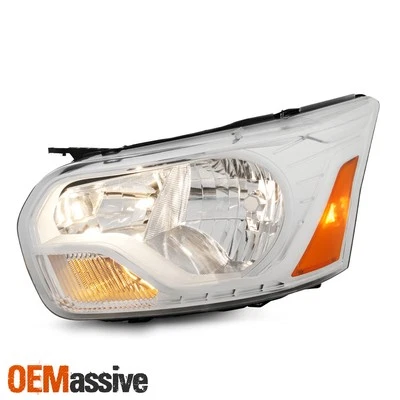 Faros tipo halógeno cromados para Ford Transit T150 T250 T350 2015-2024 Foto 1 de 4