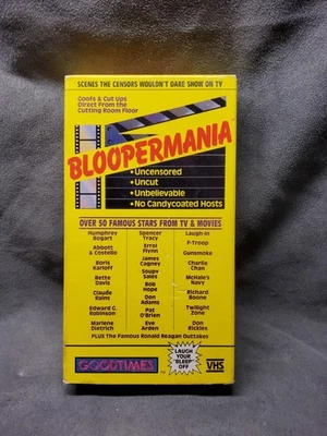 Bloopermania VHS 1987 Good Times  - Image 1 of 4
