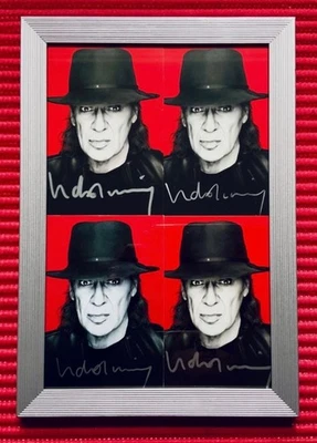 Udo Lindenberg handsign Stärker als die Zeit Collage Bild gerahmt Autogramm - Bild 1 von 4