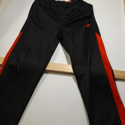 Pantalones deportivos Starter Kids negros y rojos ropa deportiva, talla grande Foto 1 de 4