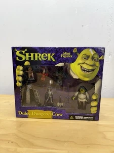 Shrek Duloc Dungeon Crew Mini Figures VINTAGE RARE New IOB McFarlane Toys - Picture 1 of 8