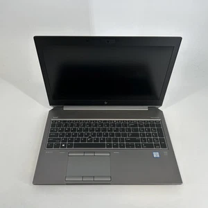HP ZBook 15 G5 15.6" Gray FHD 2.6 GHz i7-8850H 16GB 512GB NVIDIA Quadro P1000 - Picture 1 of 10