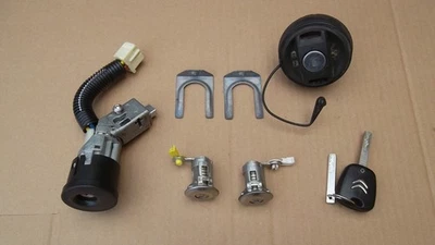 PEUGEOT 107 CITROEN C1 TOYOTA AYGO 2005-2014 IGNITION BARREL DOOR BARRELS KEY - Image 1 of 2