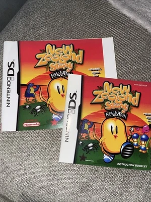 NEW ZEALAND STORY: REVOLUTION BOOKLET & SLIP Only (Nintendo DS game, 2008) - Image 1 of 2