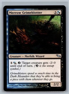 Magic The Gathering Shadowmoor Merrow Grimeblotter #171/301 MTG TCG CCG - Image 1 of 2
