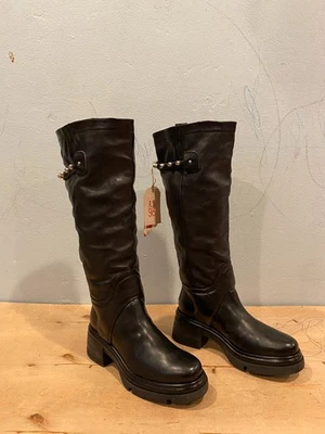 NWT A.S.98 Easy Tall Boot , Black Leather , Sz EU 38 / US 7 - 7.5 - Image 1 of 4