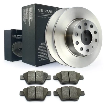 Bremsscheiben Beläge hinten 272mm voll für VW Golf 6 Jetta 4 Scirocco Touran 1T - Bild 1 von 4