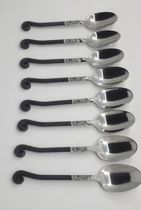 8 Spoons GOURMET SETTINGS TREBLE CLEF Dinning Spoons Stainless - Picture 1 of 6