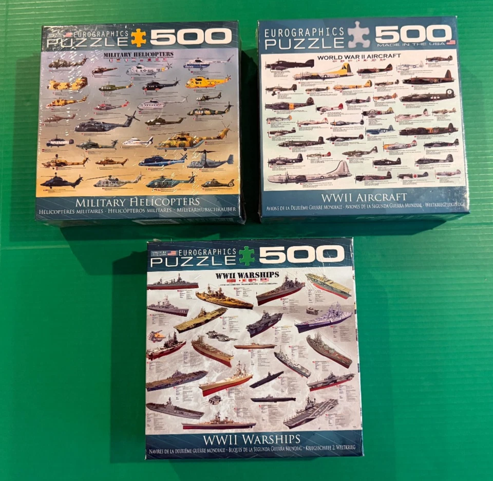 Eurographics World War II Aircraft Airplanes Jigsaw Puzzle 500 PC