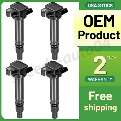 Paquete de 4 bobinas de encendido para Pontiac Vibe 2003 2004 2005-2006 1,8 L Foto 1 de 4