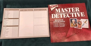 1988 Clue Master Detective Ersatz Detektiv Notizblock - Bild 1 von 5