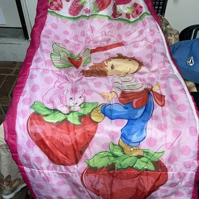 Saco de dormir Strawberry Shortcake 2004 airbag interior limpio desgaste mínimo ver fotos Foto 1 de 4