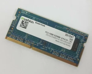 4GB DDR3 PC3-10666 Mushkin Essentials 991647 1333 MHz Notebook Speicher - Bild 1 von 1