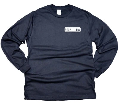 Camisetas de seguridad de algodón manga larga con decoración reflectante delantera y trasera Foto 1 de 4