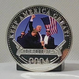 Gedenkmünze Kampfschießen 2024 Präsident Donald Trump Attentat - Bild 1 von 6