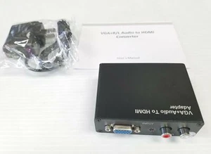 VGA +RL Audio signal to HDMI Converter - New - Picture 1 of 5