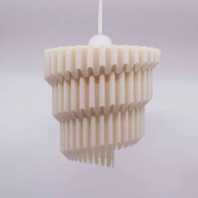 3DPPA Unfurling Ripple 3DPPA Lamp Shade | Home Decor | Gift Idea | Geometric | - Image 1 of 4