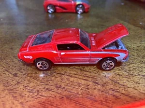 hot wheels 1968 Red Mustang Open Hood 1/64 Diecast Good Condition - Picture 1 of 9