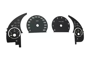 Tachoscheibe Gauge Tachometer für BMW F10,F15,F25,F01 MPH to km/h - Afbeelding 1 van 6