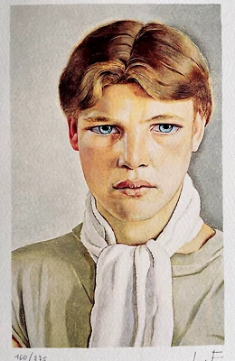 Litografía Lucian Freud certificado de autenticidad original numerada a mano firmada limitada 275 Foto 1 de 4