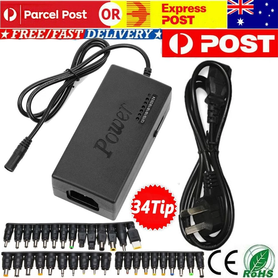 DC12-24V Adjustable Universal Power Supply Charger Adapter For Notebook Laptop - image 1 of 4