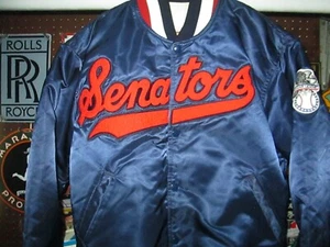 WASHINGTON SENATORS Vtg 80s 90s Cooperstown Collection Starter jacket coat L USA - Picture 1 of 11
