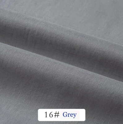 Forro de tela de algodón liso peinado años 60 material de gasa de algodón fino 1 yarda*148 cm Foto 1 de 4